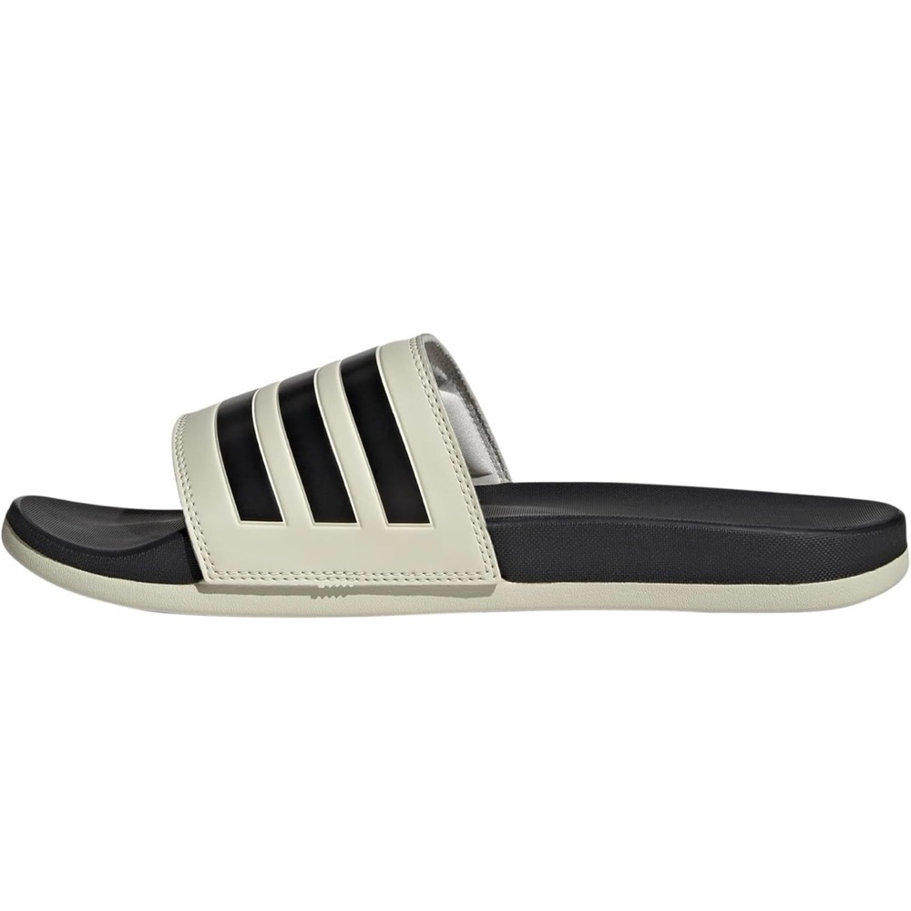 Men’s Adidas Adilette Slides Alumina / Black Size 10 NEW WITH TAGS AND BOX - Picture 3 of 15